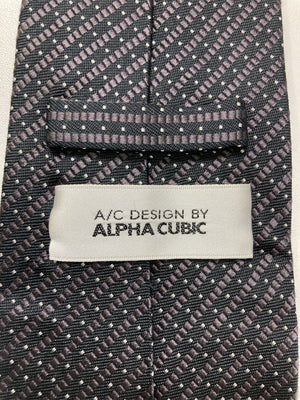 ALPHA CUBIC/アルファキュービック/ネクタイ/ファッション雑貨/ブラック