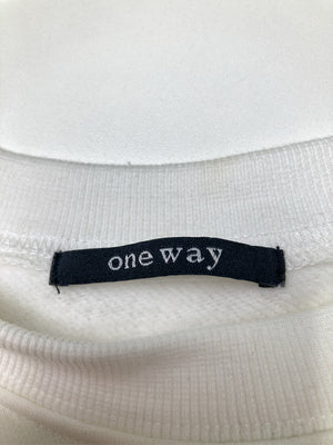 One Way/ワンウェイ/スウェット/トップス/ホワイト/F
