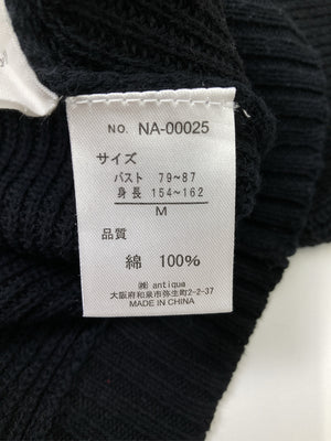 ANTIQUA/アンティカ/Tシャツ/カットソー/トップス/ブラック/M