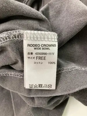 RODEO CROWNS/ロデオクラウンズ/Tシャツ/カットソー/トップス/グレー/FREE