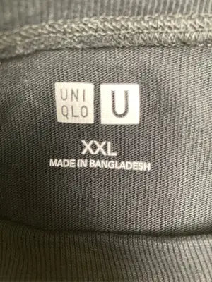 UNIQLO/ユニクロ/Tシャツ/カットソー/トップス/ブラック/XXL