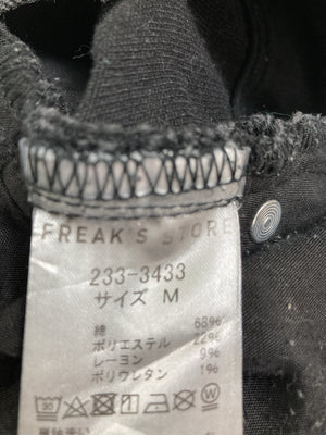 FREAK'S STORE/フリークスストア/デニムパンツ/パンツ/ブラック/M