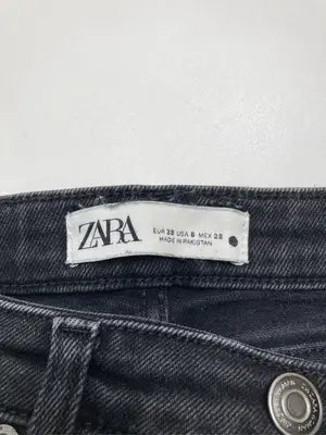 ZARA/ザラ/デニムパンツ/パンツ/ブラック/EUR 38/USA 6/ MEX 28