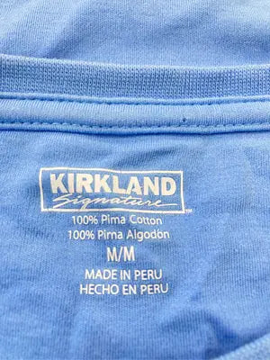 KIRKLAND Signature/カークランドシグネチャー/Tシャツ/カットソー/トップス/ブルー/M