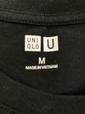 UNIQLO U/ユニクロユー/Tシャツ/カットソー/トップス/ブラック/M
