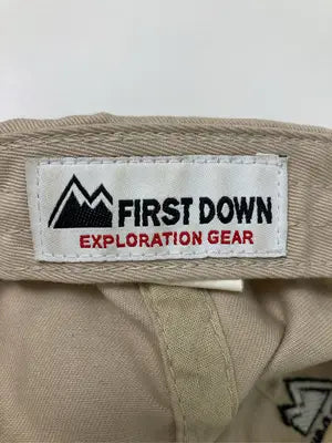 FIRST DOWN/ファーストダウン/キャップ/帽子/ベージュ/57cm~59cm