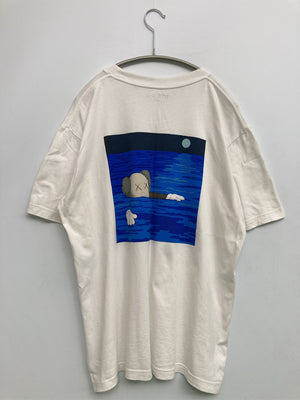 UNIQLO/ユニクロ/Tシャツ/カットソー/トップス/ホワイト/L