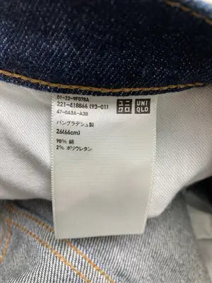 UNIQLO JEANS/ユニクロジーンズ/デニムパンツ/パンツ/ネイビー/26(66cm)