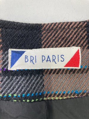 BRI PARIS/ノーカラージャケット/ジャケット/アウター/ブラウン/M
