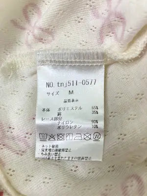 TINA:JOJUN/ティーナジョジュン/Tシャツ/カットソー/トップス/ホワイト/M