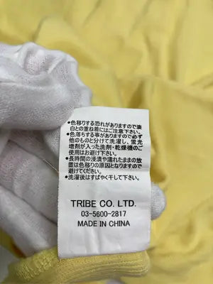 Tシャツ/カットソー/トップス/イエロー