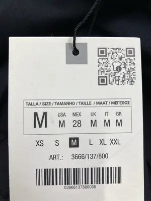 ZARA/ザラ/シャツ/ブラウス/トップス/ブラック/USA M