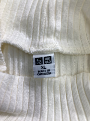 UNIQLO/ユニクロ/ニット/セーター/トップス/ホワイト/XL