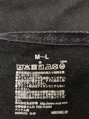 Tシャツ/カットソー/トップス/ブラック/M-L