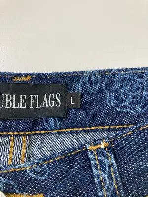 DOUBLE FLAGS/ダブルフラッグス/デニムパンツ/パンツ/ブルー/L