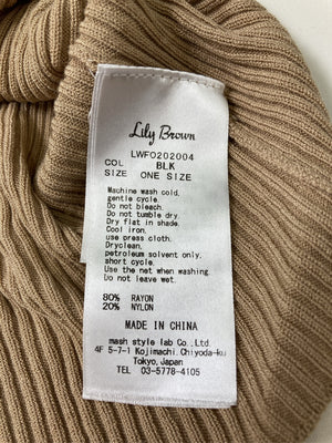 Lily brown/リリーブラウン/Tシャツ/カットソー/トップス/ベージュ/ONE SIZE