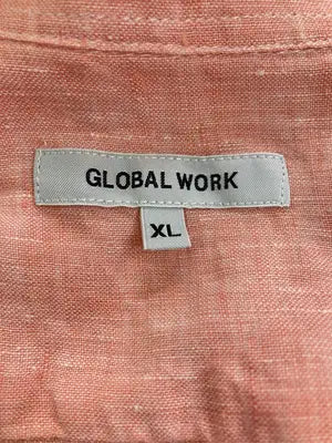 GLOBAL WORK/グローバルワーク/シャツ/ブラウス/トップス/オレンジ/XL