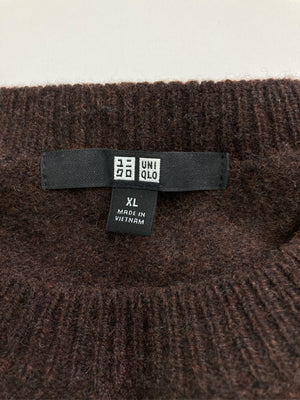 UNIQLO/ユニクロ/ニット/セーター/トップス/ブラウン/XL