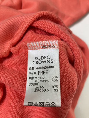 RODEO CROWNS/ロデオクラウンズ/スウェット/トップス/ピンク/FREE