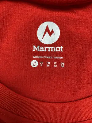 Marmot/マーモット/Tシャツ/カットソー/トップス/レッド/JP M