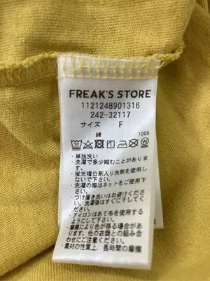 FREAK'S STORE/フリークスストア/Tシャツ/カットソー/トップス/イエロー/F