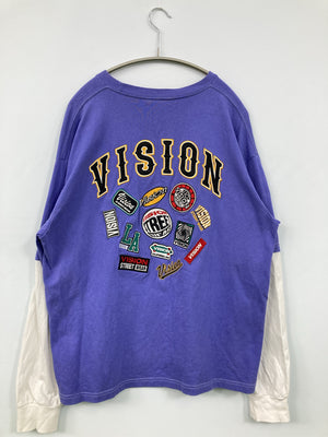 VISION STREET WEAR/ヴィジョンストリートウェア/Tシャツ/カットソー/トップス/ブルー/M