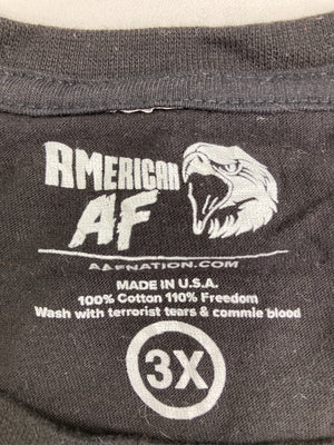AMERICAN AF/Tシャツ/カットソー/トップス/ブラック/3X