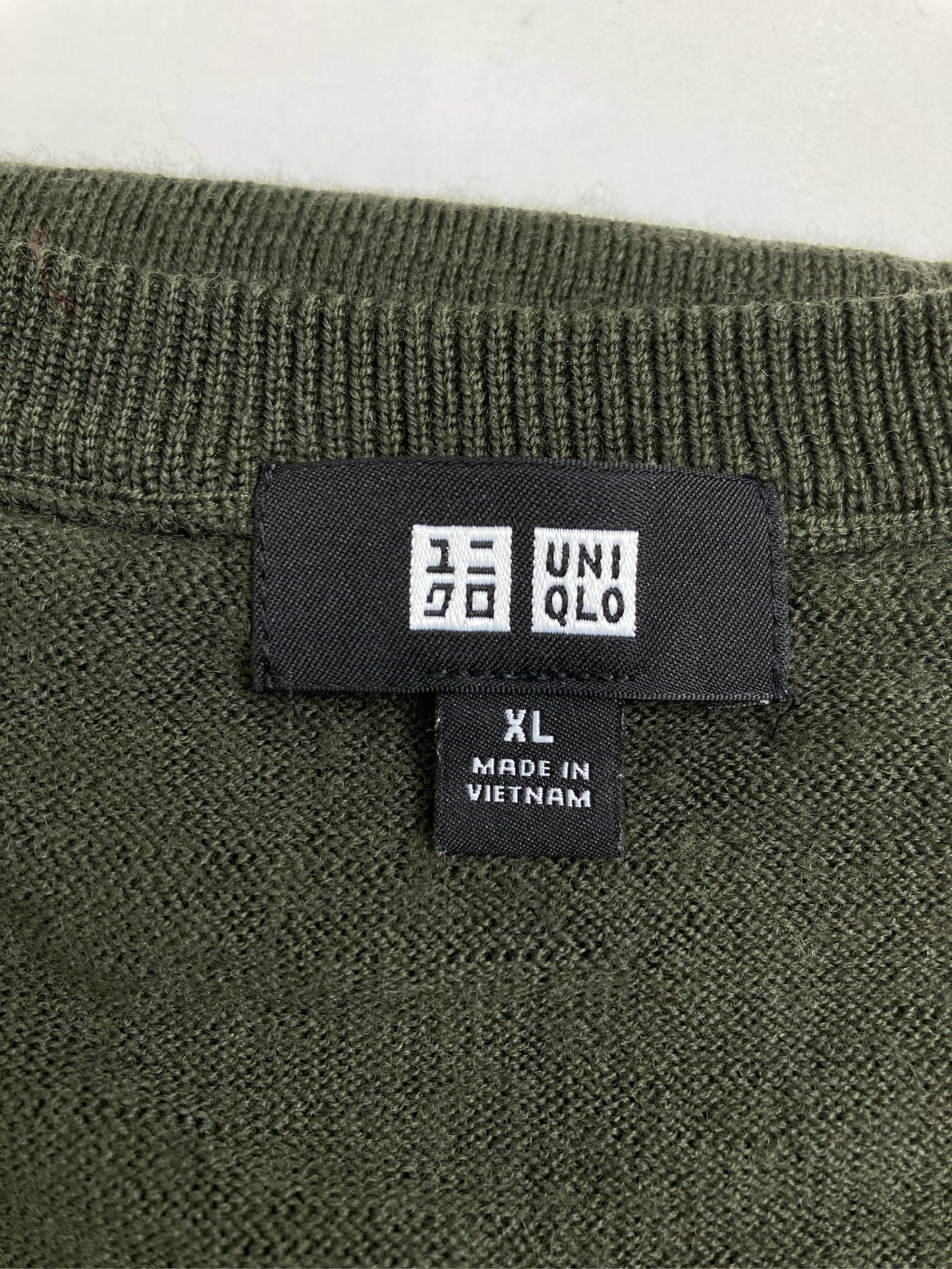 UNIQLO/ユニクロ/ニット/セーター/トップス/カーキ/XL
