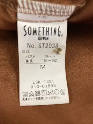 SOMETHING/サムシング/シャツ/ブラウス/トップス/ブラウン/m