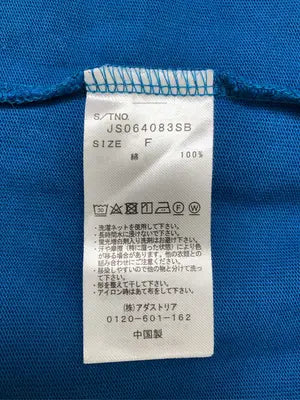 JEANASIS/ジーナシス/Tシャツ/カットソー/トップス/ブルー/F