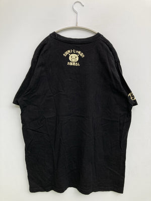 豊天商店/Tシャツ/カットソー/トップス/ブラック/XL