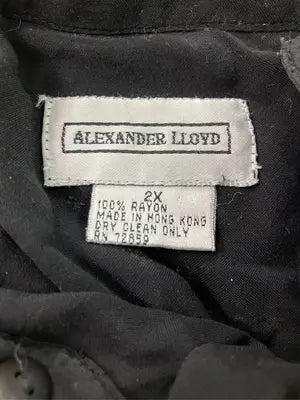ALEXANDER LLOYD/シャツ/ブラウス/トップス/ブラック/2X