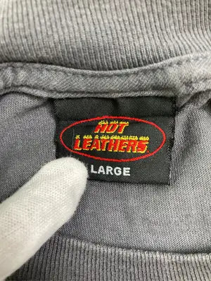 HOT LEATHERS/Tシャツ/カットソー/トップス/ブラック/LARGE