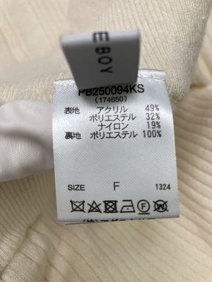 PAGEBOY/ペイジボーイ/ロングスカート/スカート/アイボリー/F