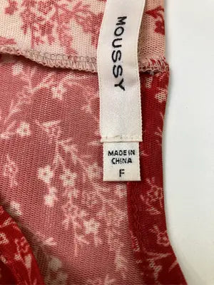 MOUSSY/マウジー/Tシャツ/カットソー/トップス/レッド/F