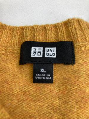 UNIQLO/ユニクロ/ニット/セーター/トップス/イエロー/XL