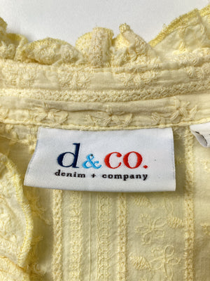 d&co./シャツ/ブラウス/トップス/イエロー/L
