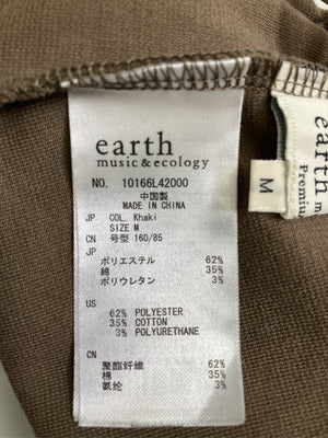 earth music&ecology/アースミュージックアンドエコロジー/ミモレ/半端丈スカート/スカート/カーキ/M