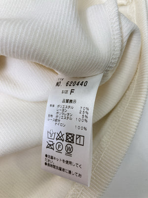 NICE CLAUP/ナイスクラップ/Tシャツ/カットソー/トップス/アイボリー/F