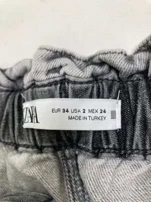 ZARA/ザラ/デニムパンツ/パンツ/グレー/EUR34