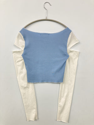 HALEY PESCA/Tシャツ/カットソー/トップス/スカイブルー/S