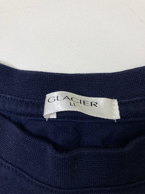 GLACIER/グラシア/Tシャツ/カットソー/トップス/ネイビー/LL