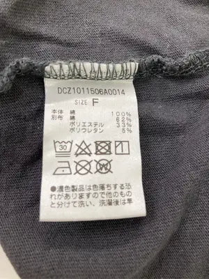 Discoat/ディスコート/Tシャツ/カットソー/トップス/ブラック/F