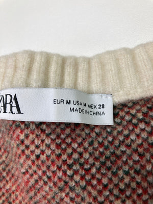 ZARA/ザラ/ベスト/トップス/レッド/M