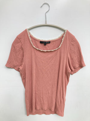 SUGAR SPOON/シュガースプーン/Tシャツ/カットソー/トップス/ピンク/F