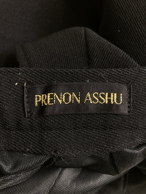 prenon asshu/スラックス/パンツ/ブラック/9号