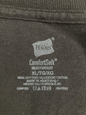 Hanes/ヘインズ/Tシャツ/カットソー/トップス/ブラック/XL