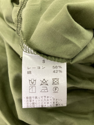 POPPY/ポピー/シャツワンピース/ワンピース/ドレス/ライトグリーン/S