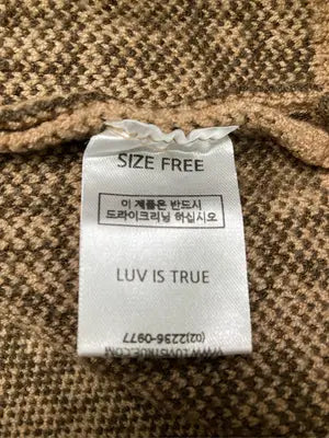 LUVISTRUE/ニット/セーター/トップス/ベージュ/FREE