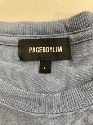 PAGEBOYLIM/ページボーイリム/Tシャツ/カットソー/トップス/ブルー/L